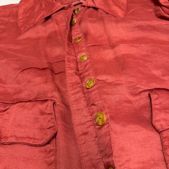 Krista Larson Red Garment jacket one size - Picture 6 of 12